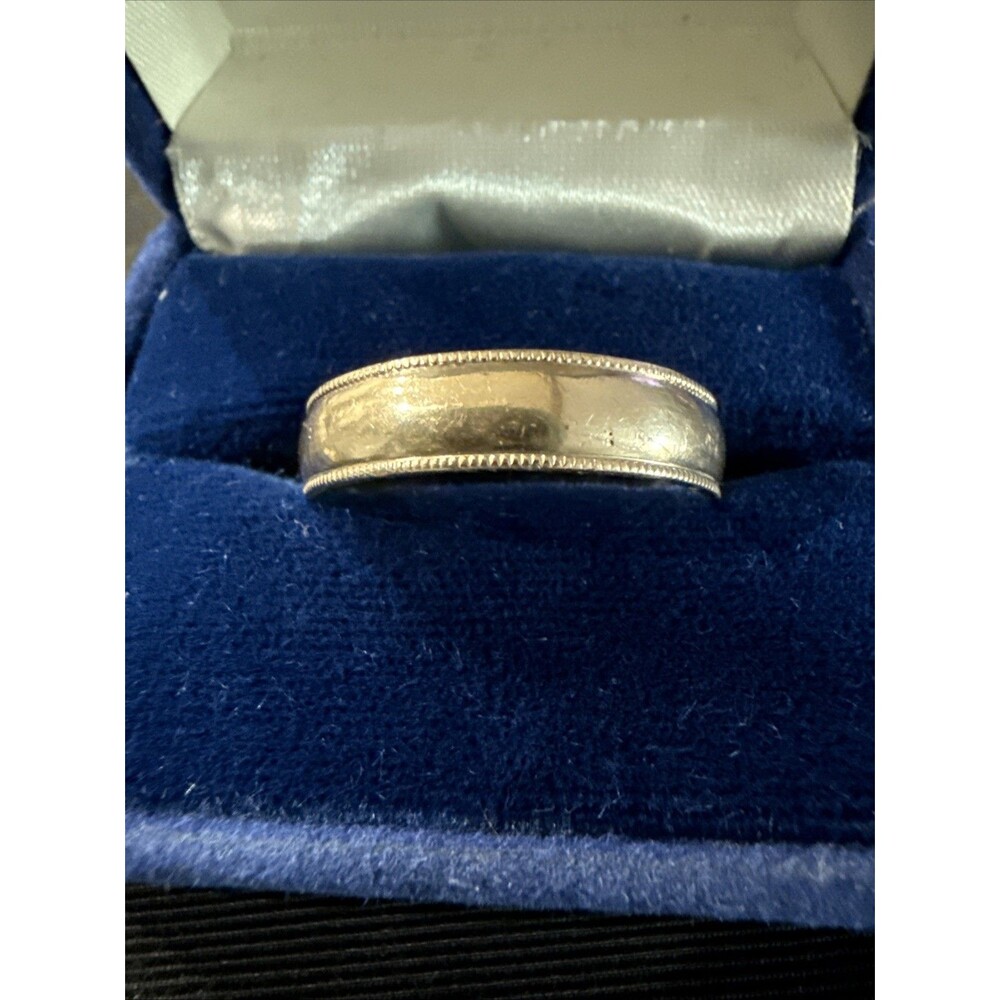 Vintage Men’s 10k Gold Filled UNCAS Signed Wedding Band Sz 13.5